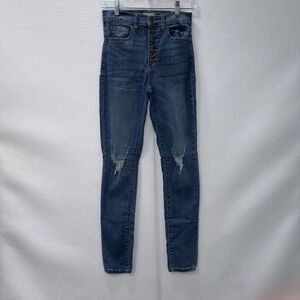 Altar'd State Distressed Button Fly Jeans - 25